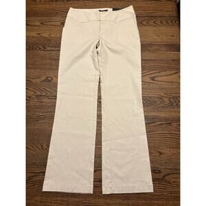 NEW City Streets Womens Pants Low Rise Wide Leg Ivory Stone Size 9 Stretch